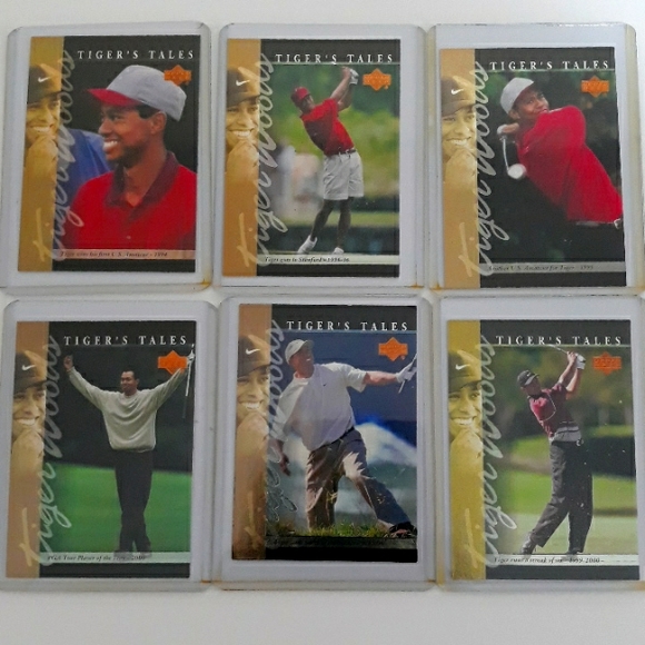 Other - Tiger Woods Upper Deck Golf Cards (6)
